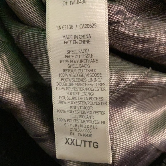 Guess XXL black vegan leather jacket - Picture 5 of 5